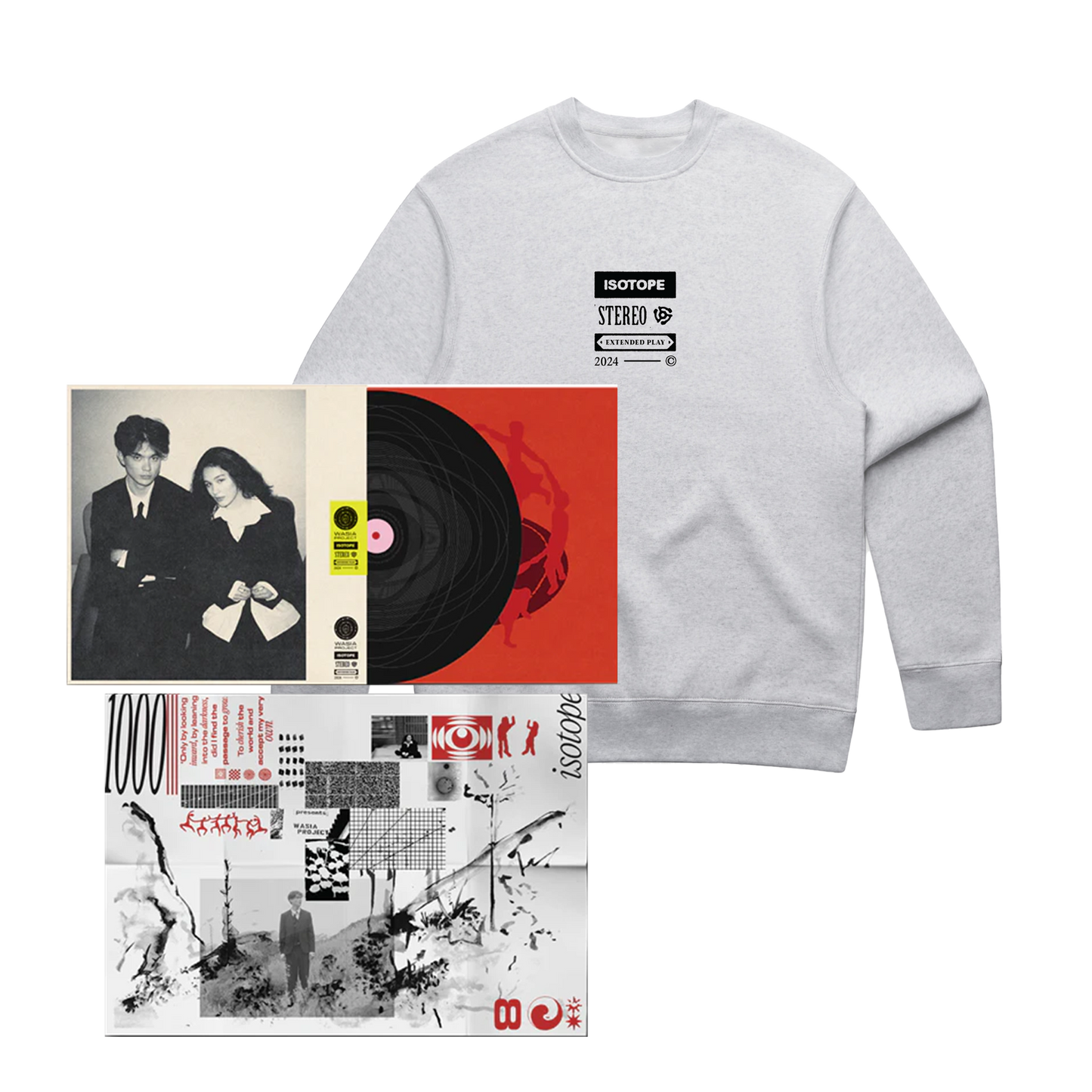 Isotope EP + Isotope Tour White Heather Sweatshirt