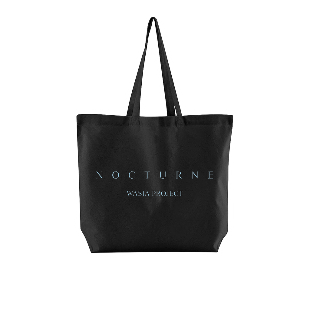 Nocturne | Black Organic Cotton Tote Bag