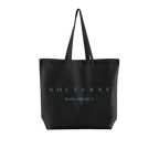 Nocturne | Black Organic Cotton Tote Bag