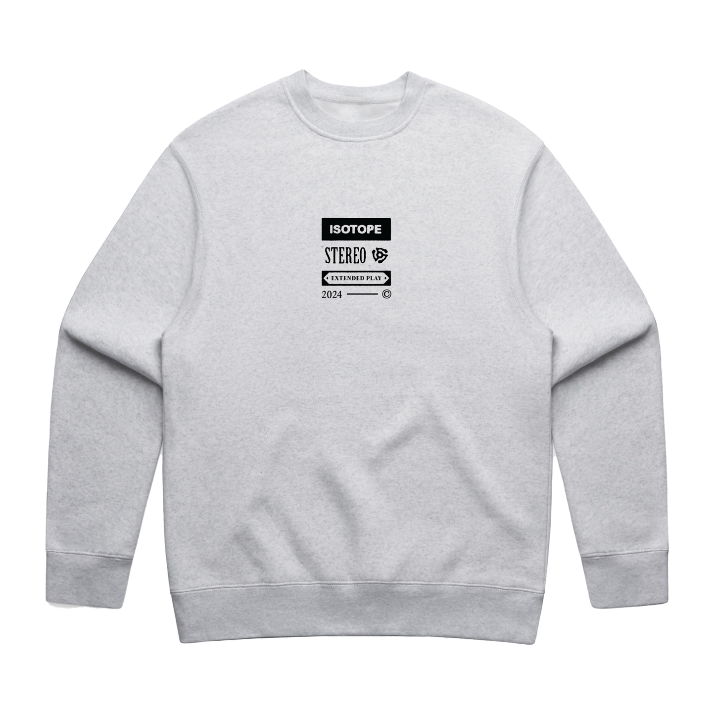 Wasia Project Isotope Tour White Heather Sweatshirt