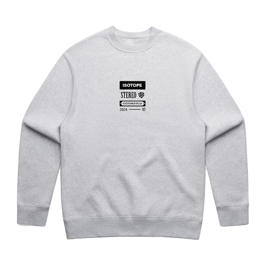 Wasia Project Isotope Tour White Heather Sweatshirt