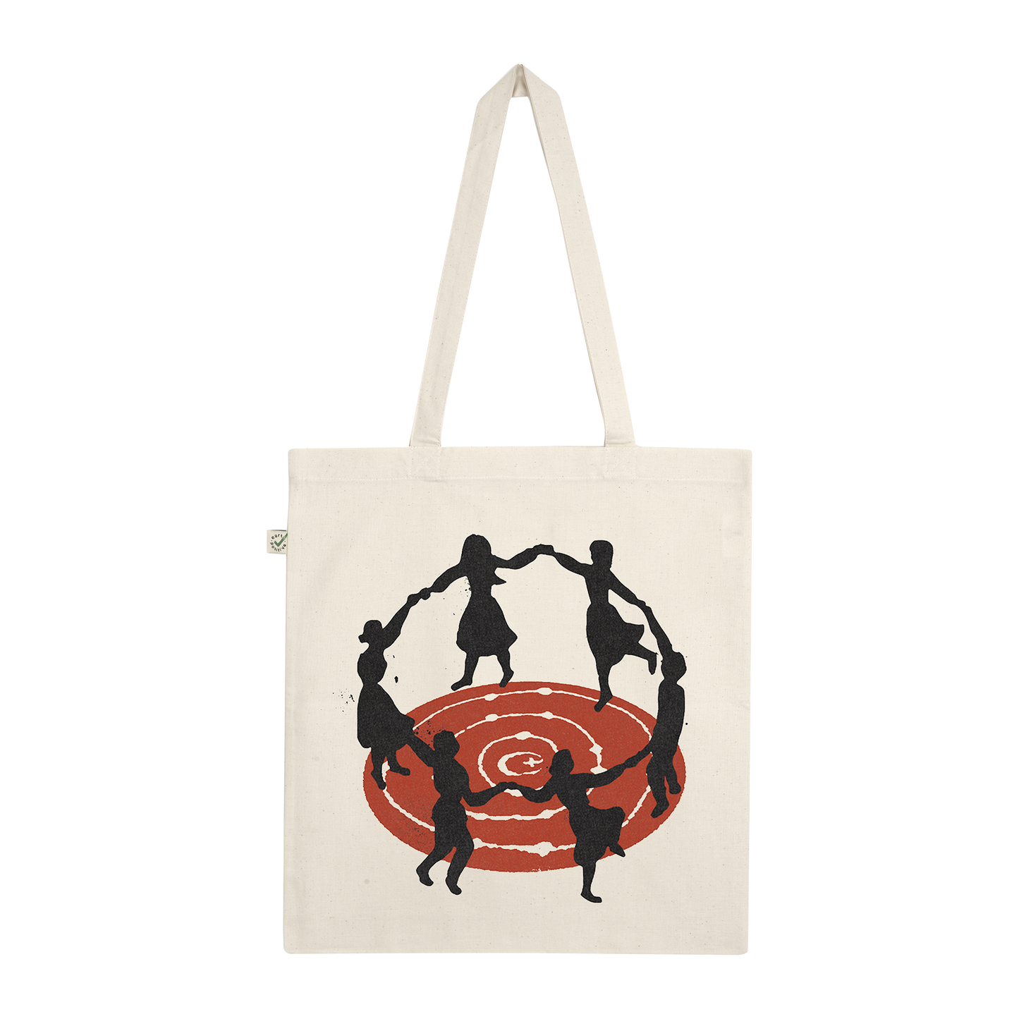 Spiralling Around Natural Tote Bag